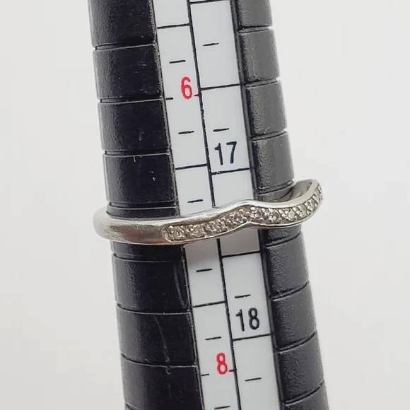 Marquise Diamond Wedding Ring Set - Picture 6 of 7